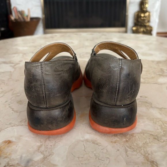 John Fluevog Unity Trina Leather Mary Jane Shoes Rare Vintage - Picture 8 of 13